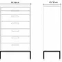 Chests of drawers - Made-to-measure Chest of drawers model Cosmopol. 7 drawers - JL STUDIO