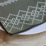 Table linen - Linen Napkin | LOSANGA Forest green - GIARDINO SEGRETO