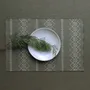 Table linen - Linen Placemat | LOSANGA Forest green - GIARDINO SEGRETO