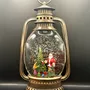 Autres décorations de Noël - Lanterne de Noël LED Bronze – Père Noël & Enfant, Musique - BLUE STAR B.V.