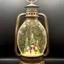 Other Christmas decorations - Christmas LED Bronze Lantern – Snowman Family in Forest, Music - BLUE STAR B.V.