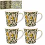 Tasses et mugs - set 4 mugs W.Morris fruits - KARENA INTERNATIONAL