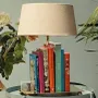 Table lamps - The BookLovers' Light with circular shade & book holder - FRIBE FORM®