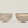 Bols - SILVER TRAVERTINE FRUIT BOWL - CENTERPIECE - KIWANO CONCEPT