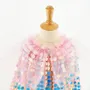 Déguisements pour enfant - Cape Sequins Galaxia rose TU - Déguisement - LABAY
