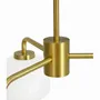 Plafonniers - Lustre Arp opale/laiton à 3 bras - DYBERG LARSEN
