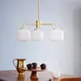 Plafonniers - Lustre Arp opale/laiton à 3 bras - DYBERG LARSEN