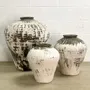Poterie - Pots lavés à la chaux - THE SILK ROAD COLLECTION