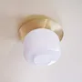 Suspensions - Plafonnier Arp opale/laiton - DYBERG LARSEN