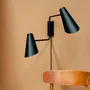 Appliques - Applique murale noire Cale avec 2 tiges - DYBERG LARSEN