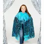 Déguisements pour enfant - Cape Sequins Galaxia Bleu TU - Déguisement - LABAY