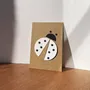 Cadeaux - COCCINELLE Carte-tableau participative OISO® - Blanc ou Kraft - OISO
