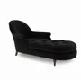 Fauteuils pour collectivités - Victoria Origins Black | Chaise longue - CREARTE COLLECTIONS
