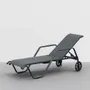 Chaises de jardin - chaise longue d'extérieur, modèle Marina - HÉVÉA