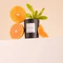 Candles - Orange blossom scented candle black glass - T A N D E M . FRAGRANCES