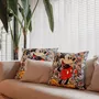 Fabric cushions - Decorative pillow Mickey 60 x 60 - Design by Anne Mondy - ARTDECORIS
