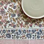 Linge de table textile - Nappes coton imprimées au tampon de bois - MAISON LILO