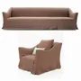Sofas for hospitalities & contracts - Ascot Mocha Mousse| Sofa and Armchair - CREARTE COLLECTIONS
