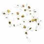 Decorative objects - Mini garlands, wreaths and garlands in brass leaves and pearls - MAISON LILO