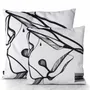 Fabric cushions - White Mobali decorative pillow 60 x 60 - Design by BRASS - ARTDECORIS
