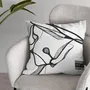 Fabric cushions - White Mobali decorative pillow 60 x 60 - Design by BRASS - ARTDECORIS