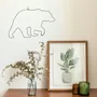 Other wall decoration - Wire Wall Decoration\" Bear\” - to pin - Wall Jewelry - BIJOUX DE MUR