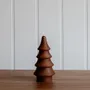 Décorations pour tables de Noël - Wooden Medium Brown Christmas Tree - WE LOVE SEASONS