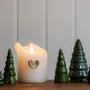 Décorations pour tables de Noël - Scalloped Green Christmas Tree - WE LOVE SEASONS