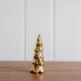 Décorations pour tables de Noël - Petit sapin de Noël doré (7 cm) - WE LOVE SEASONS