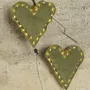 Other Christmas decorations - The luminous green hearts - ROSE VELOURS