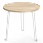 Tables basses - KAPANOU Table Ronde Pliante CCC008-W - KAPANOU