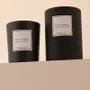 Bougies - Bougie Fleur d'oranger verre noir 180g - Cire 100% végétale - TANDEM FRAGRANCES