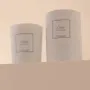Bougies - Bougie Cèdre verre blanc 180g - Cire 100% végétale - TANDEM FRAGRANCES