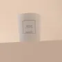 Bougies - Bougie Ambre verre blanc 180g - Cire 100% végétale - TANDEM FRAGRANCES