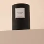 Candles - May rose scented candle black glass - 6,40oz 100% vegetable glass - TANDEM FRAGRANCES