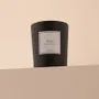 Candles - Oud scented candle black glass - 6,40oz 100% vegetable wax - TANDEM FRAGRANCES