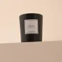 Candles - Fig leaf scented candle black glass - 6,40oz 100% vegetable wax - TANDEM FRAGRANCES
