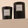 Bougies - Bougie Feuille de menthe verre noir 180g - Cire 100% végétale - TANDEM FRAGRANCES