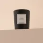 Bougies - Bougie Cèdre verre noir 180g - Cire 100% végétale - TANDEM FRAGRANCES