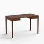 Office furniture and storage - FRONT — Minimalist Work Desk in Walnut Wood 120x60 - MOR
