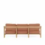 Lawn sofas   - Three seater sofa - FJAKA FURNITURE