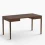 Office furniture and storage - FRONT –  Minimalist Work Desk in Walnut Wood 140x70 - MOR