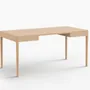 Office furniture and storage - FRONT – Minimalist Work Desk in Ash Wood  160x80 - MOR