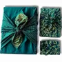 Cadeaux - Pack Famille Furoshiki – Beauté Vert Sapin - CARÉDEAU PAPIER CADEAU RÉUTILISABLE