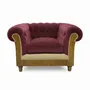 Sofas for hospitalities & contracts - Chesterfield Essence Bordeaux  |Sofa and armchair - CREARTE COLLECTIONS