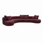 Sofas for hospitalities & contracts - Organic Gamma Bordeaux |Bespoke Organic Sofa - CREARTE COLLECTIONS