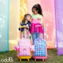 Bags and backpacks - oddBi Happy Check LED Lighting Trolley Backpack - ODDBI