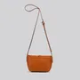 Bags and totes - Jay - Small Leather Crossbody Bag in Grainy Tan - MIMI BERRY