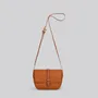 Bags and totes - Jay - Small Leather Crossbody Bag in Grainy Tan - MIMI BERRY