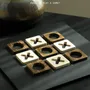 Cadeaux - Plateaux de jeu Tic Tac Toe - Bois d'Ovangkol et d'érable - SHALL WE PLAY A GAME?